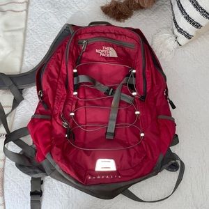 Loved pink north face backpack